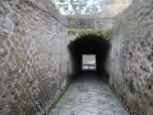 One of the tunnels to the beach